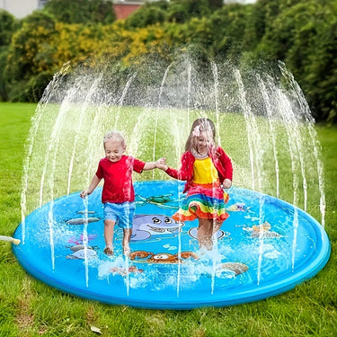 Watermat voor Kinderen - Opvouwbare Water Fun Pad van Duurzaam Vinyl - Diameter 100 cm - Veilig Buiten Spelletjes 0